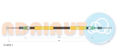 Cable Pull, parking brake ADRIAUTO 41.0272.1