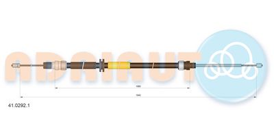 Cable Pull, parking brake ADRIAUTO 41.0292.1