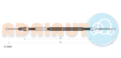 Cable Pull, parking brake ADRIAUTO 41.0293