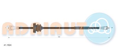 Speedometer Cable ADRIAUTO 41.1524