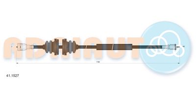 Speedometer Cable ADRIAUTO 41.1527