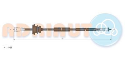 Speedometer Cable ADRIAUTO 41.1529