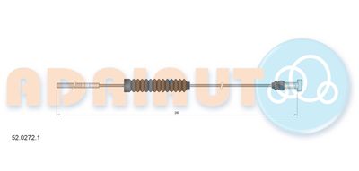 Cable Pull, parking brake ADRIAUTO 52.0272.1
