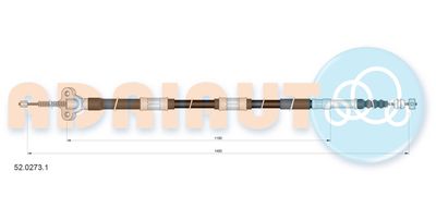 Cable Pull, parking brake ADRIAUTO 52.0273.1
