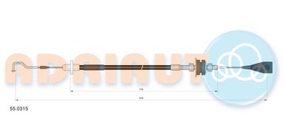 Accelerator Cable ADRIAUTO 55.0315