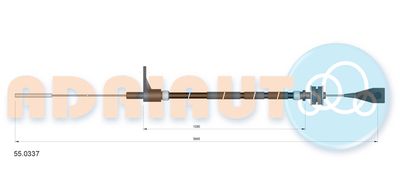 Accelerator Cable ADRIAUTO 55.0337