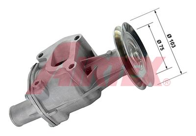 Water Pump, engine cooling AIRTEX 1094