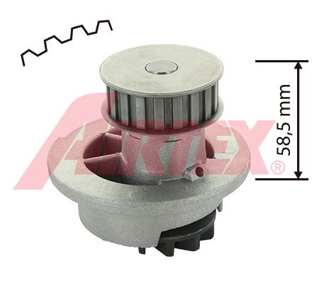 AIRTEX 1163 Water Pump, engine cooling