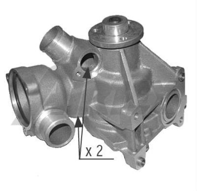Water Pump, engine cooling AIRTEX 1390