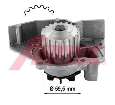 AIRTEX 1564 Water Pump, engine cooling