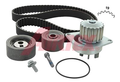 Water Pump & Timing Belt Kit AIRTEX WPK-160003