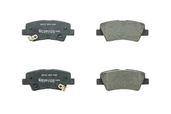 AISIN BPHY-2009 Brake Pad Set, disc brake