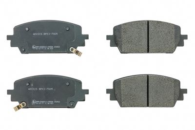 Brake Pad Set, disc brake AISIN BPKI-7005