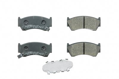 Brake Pad Set, disc brake AISIN BPNI-1012