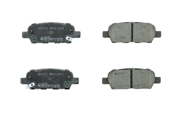 AISIN BPNI-2001 Brake Pad Set, disc brake