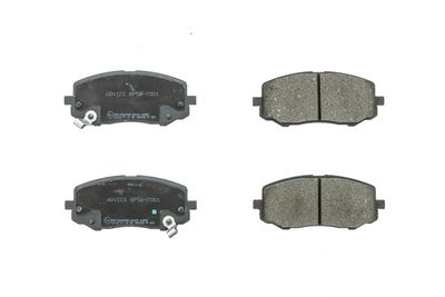 Brake Pad Set, disc brake AISIN BPSA-7001