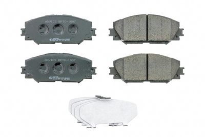 Brake Pad Set, disc brake AISIN BPTO-1007