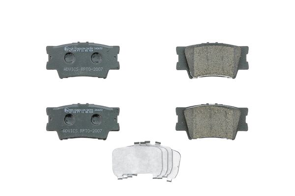 AISIN BPTO-2007 Brake Pad Set, disc brake