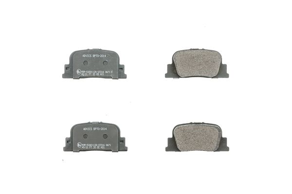 AISIN BPTO-2014 Brake Pad Set, disc brake
