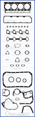 Full Gasket Kit, engine AJUSA 50109500