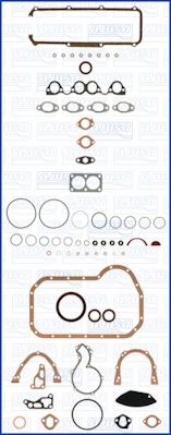 Full Gasket Kit, engine AJUSA 51007400