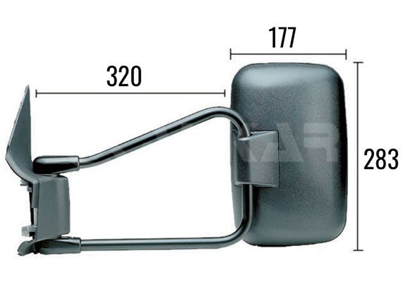 ALKAR 9201962 Exterior Mirror