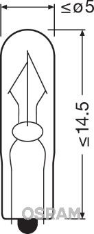 ams-OSRAM 2341 Bulb, interior light