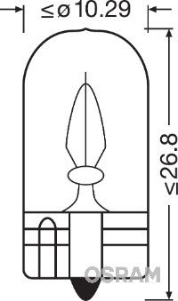 Bulb, interior light ams-OSRAM 2841