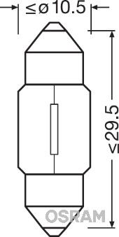 ams-OSRAM 6438 Bulb, interior light