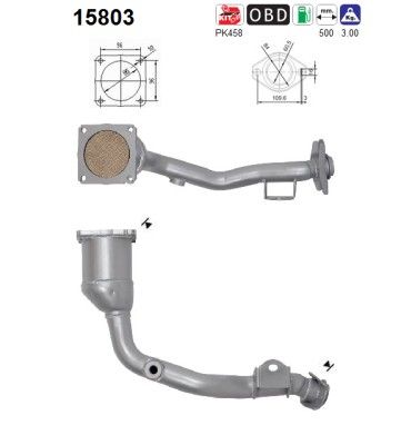 Catalytic Converter AS 15803