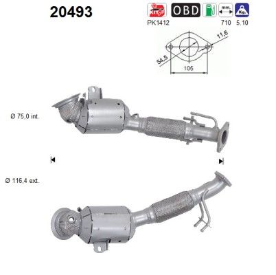 AS 20493 Catalytic Converter