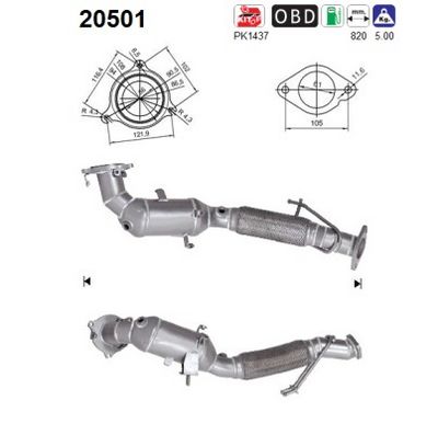 Catalytic Converter AS 20501