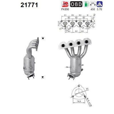 AS 21771 Catalytic Converter