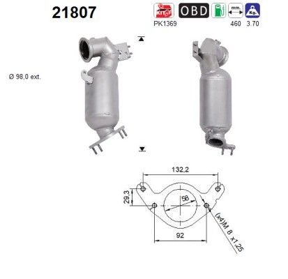 AS 21807 Catalytic Converter