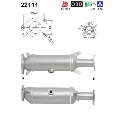 AS 22111 Catalytic Converter