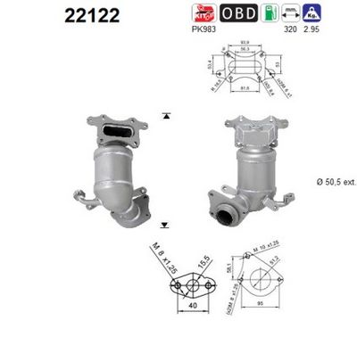 Catalytic Converter AS 22122