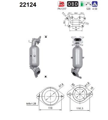 AS 22124 Catalytic Converter