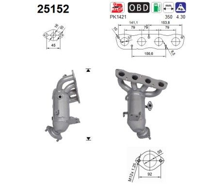 AS 25152 Catalytic Converter