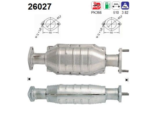 AS 26027 Catalytic Converter
