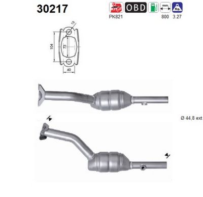 Catalytic Converter AS 30217
