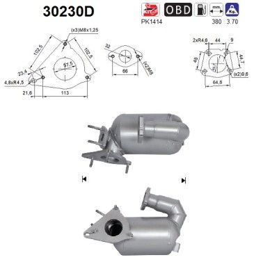 Catalytic Converter AS 30230D