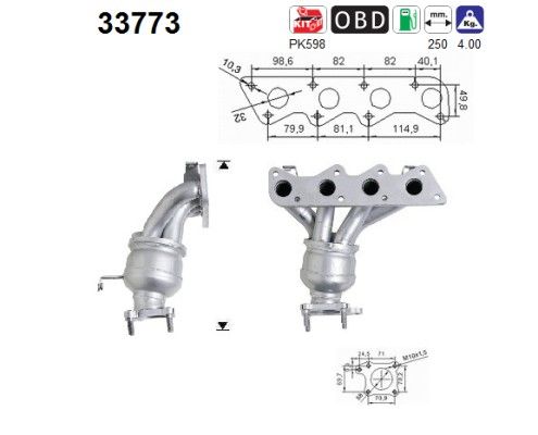 AS 33773 Catalytic Converter