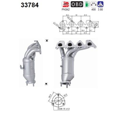 AS 33784 Catalytic Converter