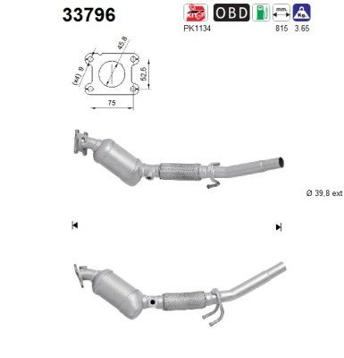 AS 33796 Catalytic Converter