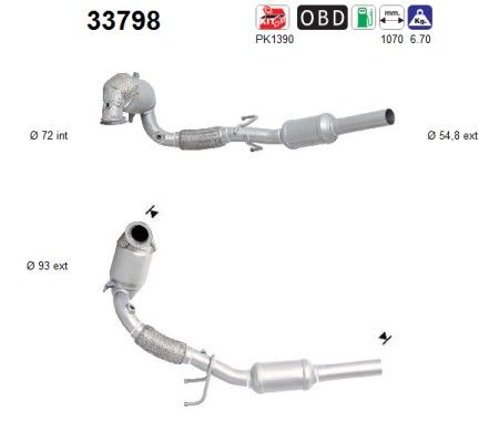 AS 33798 Catalytic Converter