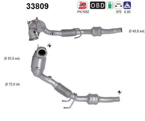 AS 33809 Catalytic Converter