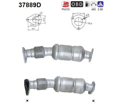 Catalytic Converter AS 37889D
