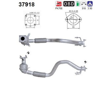 Catalytic Converter AS 37918