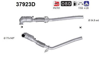 Catalytic Converter AS 37923D