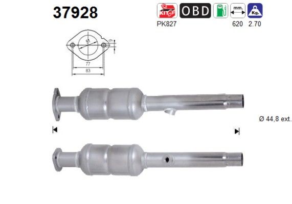 AS 37928 Catalytic Converter
